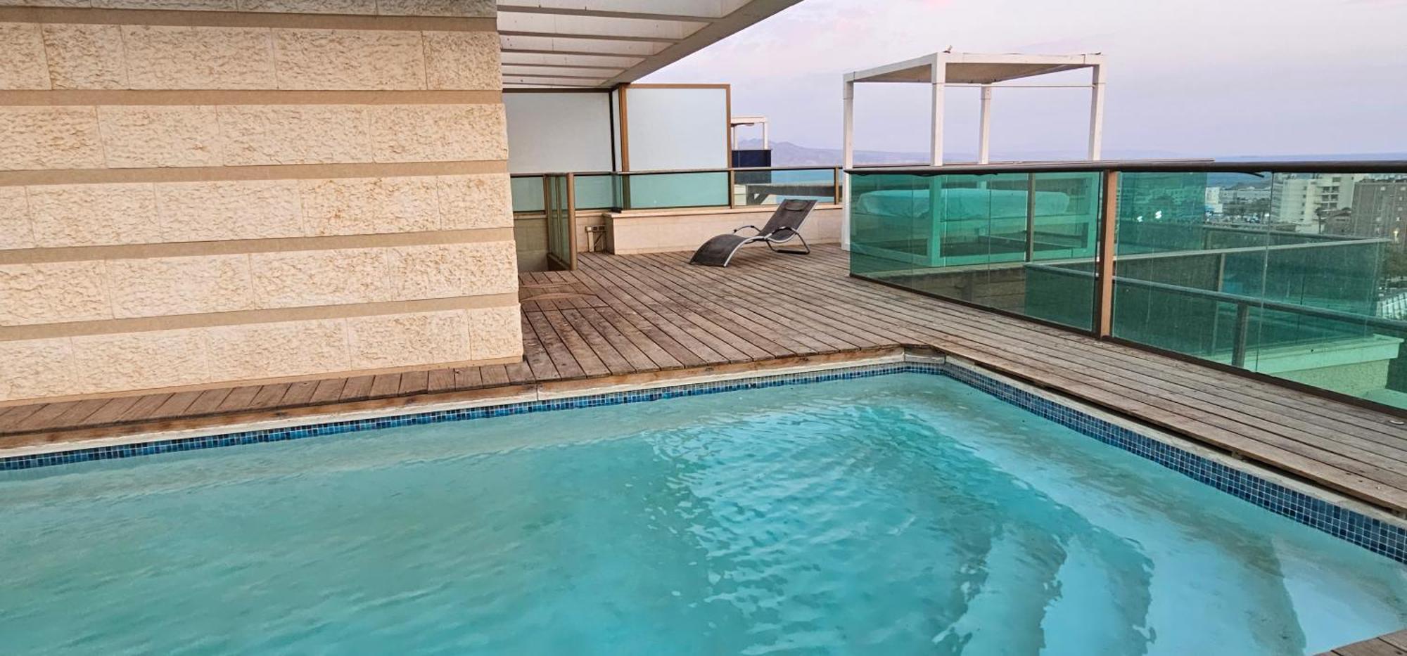 엘라트 Exclusive Top Luxury Penthouse Near The Sea With Privat Roof-Pool 아파트 외부 사진