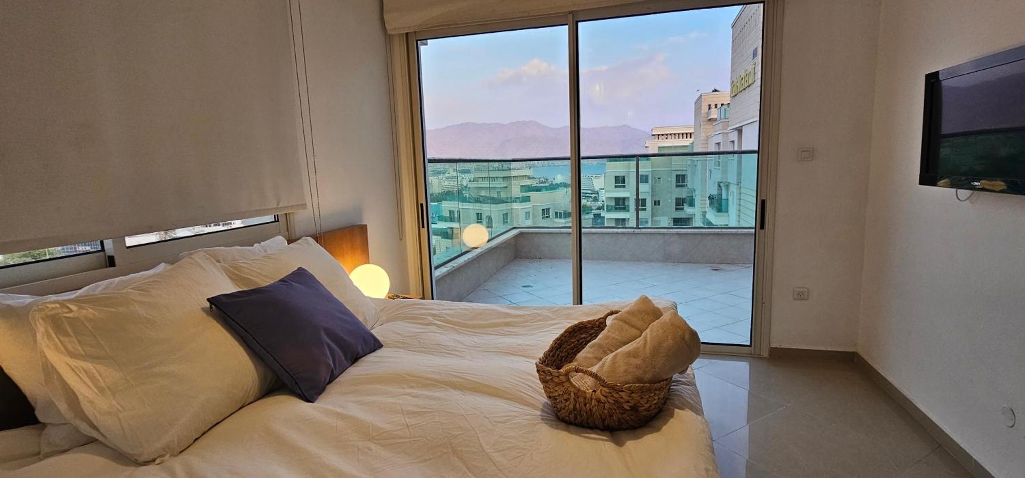 엘라트 Exclusive Top Luxury Penthouse Near The Sea With Privat Roof-Pool 아파트 외부 사진